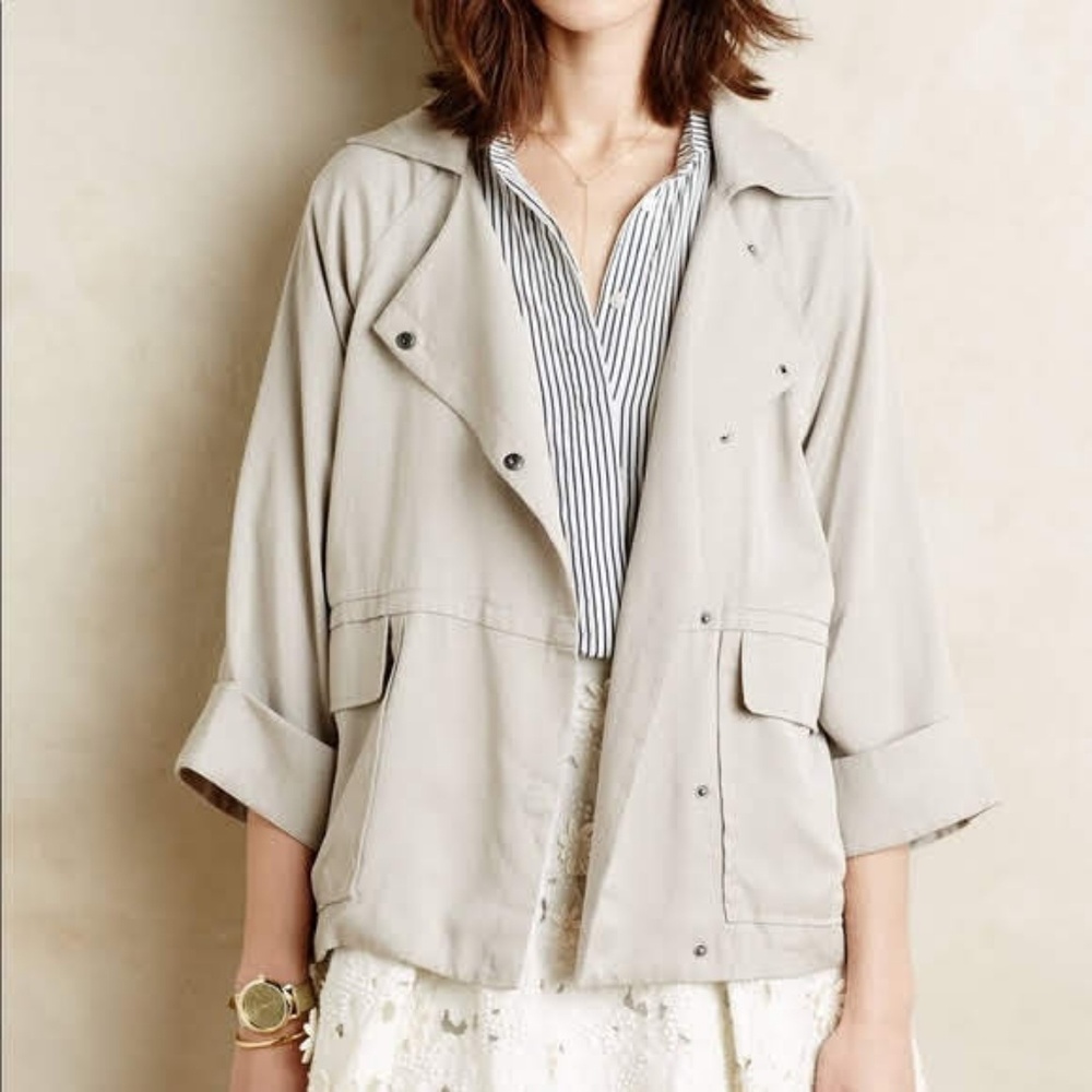 Anthropologie Harlyn Swing Coat Jacket XSP